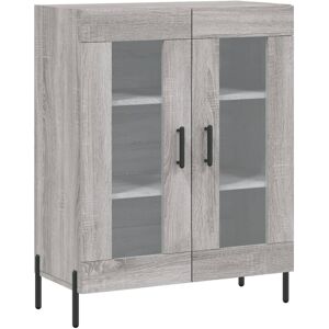 vidaXL Sideboard Storage Side Cabinet Cupboard Grey Sonoma Engineered Wood vidaXL Sideboard Storage Side Cabinet Cupboard Grey Sonoma Engineered Wood