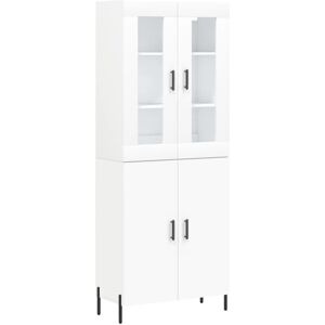 (white, 2 doors) vidaXL Highboard Sideboard Tall Storage Cabinet Side Cabinet En (white, 2 doors) vidaXL Highboard Sideboard Tall Storage Cabinet Side Cabinet En