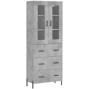 vidaXL Concrete Grey 69.5x34x180 cm Storage Cabinet - Storage Cabinet vidaXL Concrete Grey 69.5x34x180 cm Storage Cabinet - Storage Cabinet