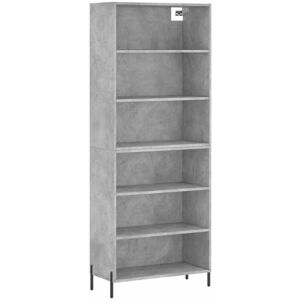 (concrete grey, 3 shelves) vidaXL Highboard Sideboard Storage Cabinet Home Side (concrete grey, 3 shelves) vidaXL Highboard Sideboard Storage Cabinet Home Side