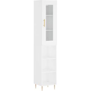 (white, 3 shelves) vidaXL Highboard Sideboard Cupboard Storage Cabinet Smoked Oa (white, 3 shelves) vidaXL Highboard Sideboard Cupboard Storage Cabinet Smoked Oa