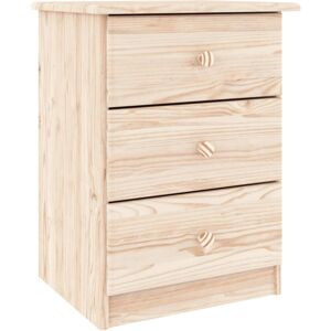 (brown, 3 Drawer) vidaXL Bedside Cabinet Wooden Nightstand Bedside Table ALTA So (brown, 3 Drawer) vidaXL Bedside Cabinet Wooden Nightstand Bedside Table ALTA So