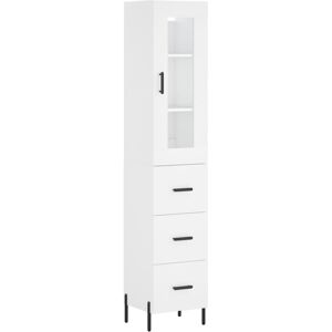 (white, 3 drawers) vidaXL Highboard Sideboard Tall Storage Cabinet Side Cabinet (white, 3 drawers) vidaXL Highboard Sideboard Tall Storage Cabinet Side Cabinet