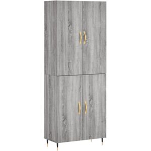 (grey sonoma, 2 doors) vidaXL Highboard Sideboard Storage Cabinet Side Cabinet W (grey sonoma, 2 doors) vidaXL Highboard Sideboard Storage Cabinet Side Cabinet W