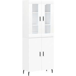 (white, 2 doors) vidaXL Highboard Sideboard Tall Storage Cabinet Side Cabinet En (white, 2 doors) vidaXL Highboard Sideboard Tall Storage Cabinet Side Cabinet En