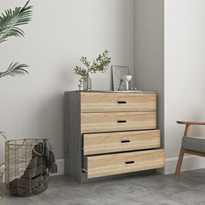URBN Living - Ash Grey Carcass Oak Drawers - 4 or 5 Drawer - Chest of drawers URBN Living - Ash Grey Carcass Oak Drawers - 4 or 5 Drawer - Chest of drawers