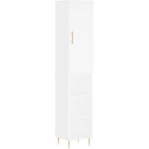 (white, 3 shelves) vidaXL Highboard Sideboard Tall Storage Cabinet Side Cabinet (white, 3 shelves) vidaXL Highboard Sideboard Tall Storage Cabinet Side Cabinet