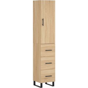 VIDAXL Sonoma Oak Tall Cabinet - Storage & Organization VIDAXL Sonoma Oak Tall Cabinet - Storage & Organization