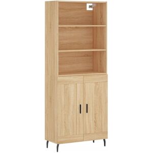 vidaXL Sonoma Oak Tall Cabinet - Storage & Decor vidaXL Sonoma Oak Tall Cabinet - Storage & Decor