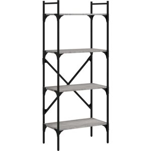 (grey sonoma, 56 x 31.5 x 138.5 cm) vidaXL Bookcase 5-Tier Book Shelf Storage Sh (grey sonoma, 56 x 31.5 x 138.5 cm) vidaXL Bookcase 5-Tier Book Shelf Storage Sh