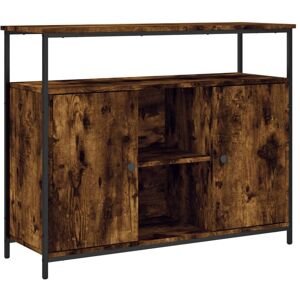 (smoked oak) vidaXL Sideboard Storage Cupboard Highboard Home Side Cabinet Engin (smoked oak) vidaXL Sideboard Storage Cupboard Highboard Home Side Cabinet Engin