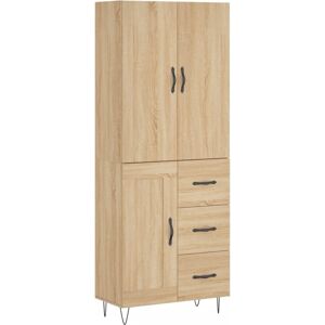 vidaXL Sonoma Oak Highboard - Storage Cabinet - 69.5x34x180 cm vidaXL Sonoma Oak Highboard - Storage Cabinet - 69.5x34x180 cm