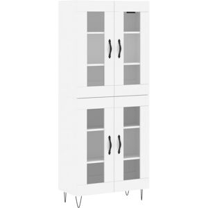vidaXL Tall White Storage Cabinet - Cabinet vidaXL Tall White Storage Cabinet - Cabinet