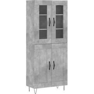 vidaXL Sideboard Gray Concrete - Sideboard vidaXL Sideboard Gray Concrete - Sideboard