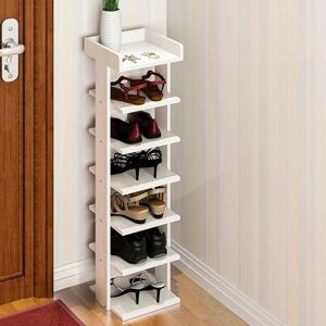Unbranded White 7 Tier Unit Shoe Rack Storage Shelf Cabinet Organiser Wood Unbranded White 7 Tier Unit Shoe Rack Storage Shelf Cabinet Organiser Wood