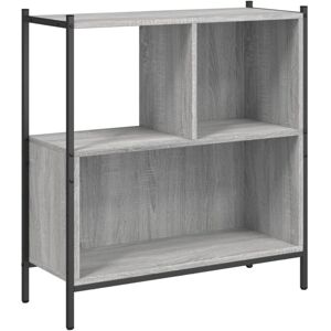 vidaXL 838881 Grey Sonoma Bookcase - Bookcase vidaXL 838881 Grey Sonoma Bookcase - Bookcase