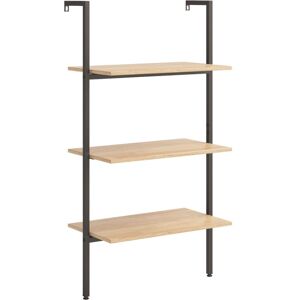 (light brown, 64 x 35 x 120.5 cm) vidaXL Leaning Shelf Bookcase Bookshelf Shelvi (light brown, 64 x 35 x 120.5 cm) vidaXL Leaning Shelf Bookcase Bookshelf Shelvi