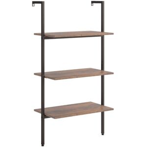 (dark brown, 64 x 35 x 120.5 cm) vidaXL Leaning Shelf Bookcase Bookshelf Shelvin (dark brown, 64 x 35 x 120.5 cm) vidaXL Leaning Shelf Bookcase Bookshelf Shelvin