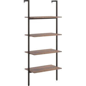 (dark brown, 64 x 35 x 152.5 cm) vidaXL Leaning Shelf Bookcase Bookshelf Shelvin (dark brown, 64 x 35 x 152.5 cm) vidaXL Leaning Shelf Bookcase Bookshelf Shelvin