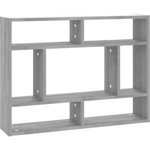 (grey sonoma) vidaXL Wall Shelf Wall-Mounted Shelf Storage Display Rack Engineer (grey sonoma) vidaXL Wall Shelf Wall-Mounted Shelf Storage Display Rack Engineer