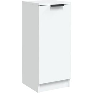 vidaXL White Sideboard 30x30x70 cm Engineered Wood - Sideboard vidaXL White Sideboard 30x30x70 cm Engineered Wood - Sideboard