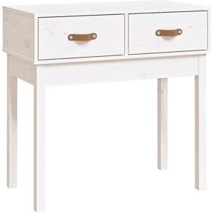 (White, 76.5 x 40 x 75 cm) vidaXL Solid Wood Pine Console Table Side Sofa End Ac (White, 76.5 x 40 x 75 cm) vidaXL Solid Wood Pine Console Table Side Sofa End Ac