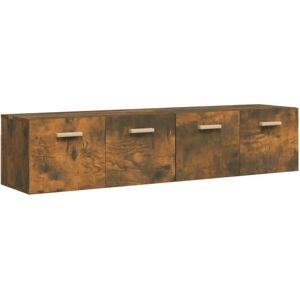 vidaXL Wall Cabinets Smoked Oak 80x35x36.5 cm - Wall Cabinets vidaXL Wall Cabinets Smoked Oak 80x35x36.5 cm - Wall Cabinets