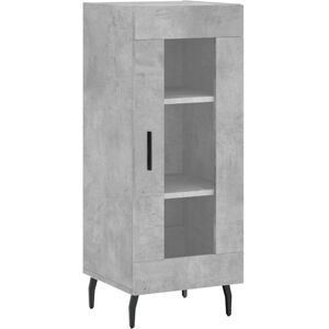 vidaXL Concrete Grey Sideboard 34.5x34x90 cm Engineered Wood vidaXL Concrete Grey Sideboard 34.5x34x90 cm Engineered Wood