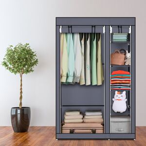 Unbranded 67" Portable Clothes Closet Non-woven Fabric Cover Wardrobe w/ Hanging Rod Unbranded 67" Portable Clothes Closet Non-woven Fabric Cover Wardrobe w/ Hanging Rod