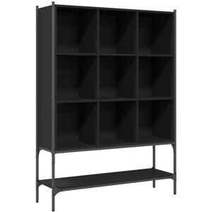 (black) vidaXL Bookcase Bookshelf Storage Rack Highboard Book Rack Engineered Wo (black) vidaXL Bookcase Bookshelf Storage Rack Highboard Book Rack Engineered Wo