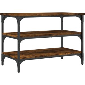 (smoked oak, 70 x 38.5 x 49 cm) vidaXL Shoe Bench Hallway Shoe Cabinet Storage B (smoked oak, 70 x 38.5 x 49 cm) vidaXL Shoe Bench Hallway Shoe Cabinet Storage B