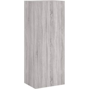 vidaXL 836936 Grey Sonoma Wall-mounted TV Cabinet - TV cabinet vidaXL 836936 Grey Sonoma Wall-mounted TV Cabinet - TV cabinet