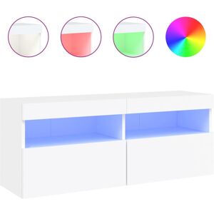 vidaXL 837211 White Wall-Mounted TV Cabinet - TV cabinet vidaXL 837211 White Wall-Mounted TV Cabinet - TV cabinet