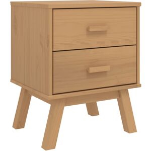 vidaXL Bedside Cabinet Nightstand End Table Bed Table Brown Solid Wood Pine vidaXL Bedside Cabinet Nightstand End Table Bed Table Brown Solid Wood Pine