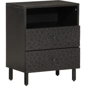 (black) vidaXL Bedside Cabinet Side Table Nightstand Bed Table Bed Cabinet Solid (black) vidaXL Bedside Cabinet Side Table Nightstand Bed Table Bed Cabinet Solid