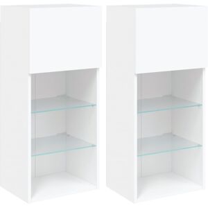 vidaXL 837044 White Wall-Mount TV Cabinet - TV Cabinet vidaXL 837044 White Wall-Mount TV Cabinet - TV Cabinet