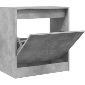 vidaXL Concrete Grey Shoe Cabinet 60x34x63.5 cm - Shoe Storage vidaXL Concrete Grey Shoe Cabinet 60x34x63.5 cm - Shoe Storage