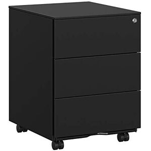Pricenet 3-Drawer Rolling Office Cabinet with Lock and Wheels Pricenet 3-Drawer Rolling Office Cabinet with Lock and Wheels