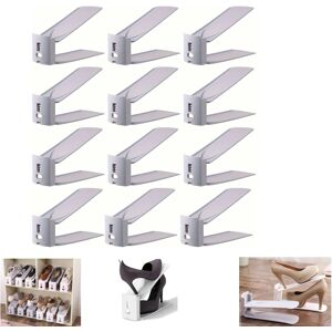 HYGRAD BUILT TO SURVIVE (Grey) 12x Shoe Slots Organizer Wardrobe Stacker Space Saver Rack Holder Adjusta HYGRAD BUILT TO SURVIVE (Grey) 12x Shoe Slots Organizer Wardrobe Stacker Space Saver Rack Holder Adjusta