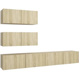 vidaXL 3079026 Sonoma Oak TV Cabinet - Modern Design vidaXL 3079026 Sonoma Oak TV Cabinet - Modern Design