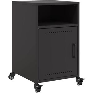 vidaXL Bedside Cabinet Bedroom Nightstand Bed Table Bed Cabinet Black Steel vidaXL Bedside Cabinet Bedroom Nightstand Bed Table Bed Cabinet Black Steel