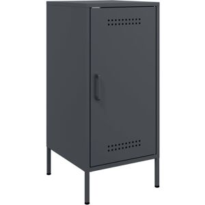 vidaXL Sideboard Storage Cupboard Side Cabinet Highboard Anthracite Steel vidaXL Sideboard Storage Cupboard Side Cabinet Highboard Anthracite Steel