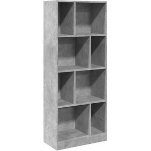 vidaXL Bookcase Bookshelf Rack Storage Cabinet Concrete Grey Engineered Wood vidaXL Bookcase Bookshelf Rack Storage Cabinet Concrete Grey Engineered Wood