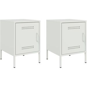 (white, 2 pcs) vidaXL Bedside Cabinet Bedroom Nightstand Bed Side Table Bed Cabi (white, 2 pcs) vidaXL Bedside Cabinet Bedroom Nightstand Bed Side Table Bed Cabi
