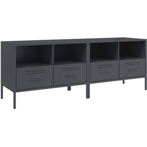 vidaXL 843047 TV cabinet - Industrial style, Steel, 2 pcs vidaXL 843047 TV cabinet - Industrial style, Steel, 2 pcs