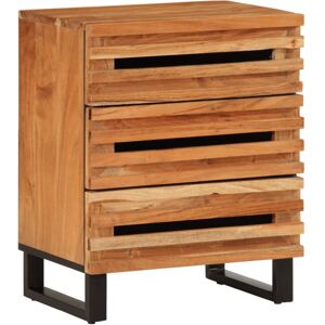 (brown, solid acacia wood) vidaXL Bedside Cabinet Bedroom Nightstand Bed Table B (brown, solid acacia wood) vidaXL Bedside Cabinet Bedroom Nightstand Bed Table B