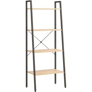 (Light brown and black, 56 x 35 x 140 cm (W x D x H)) vidaXL Standing Shelf Stor (Light brown and black, 56 x 35 x 140 cm (W x D x H)) vidaXL Standing Shelf Stor