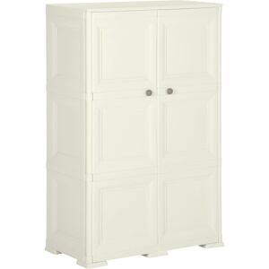 vidaXL Storage Cabinet - Cream - 79x43x125 cm vidaXL Storage Cabinet - Cream - 79x43x125 cm
