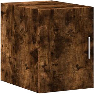 (smoked oak) vidaXL Wall Cabinet Bathroom Shelf Wall Hanging Cabinet White Engin (smoked oak) vidaXL Wall Cabinet Bathroom Shelf Wall Hanging Cabinet White Engin