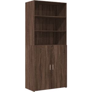 (brown oak) vidaXL Highboard Sideboard Cabinet Storage Cupboard White Engineered (brown oak) vidaXL Highboard Sideboard Cabinet Storage Cupboard White Engineered